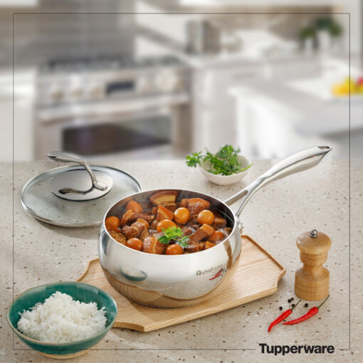 Nồi T Chef Series Saucepan 2.4L (nắp kính) – Tupperware